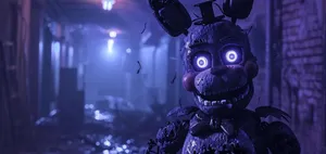 Withered Bonniein Corridor Wallpaper