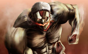 Witness The Power Of The Armored Titan In This Breathtaking Image