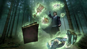 Wizard Summoning Horcruxes Wallpaper