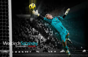 Wojciech Szczesny In Action Wallpaper