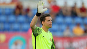Wojciech Szczesny - Polish Footballer And Juventus Goalkeeper. Wallpaper