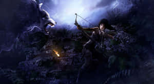 Wolf Attack In The Wild Wallpaper