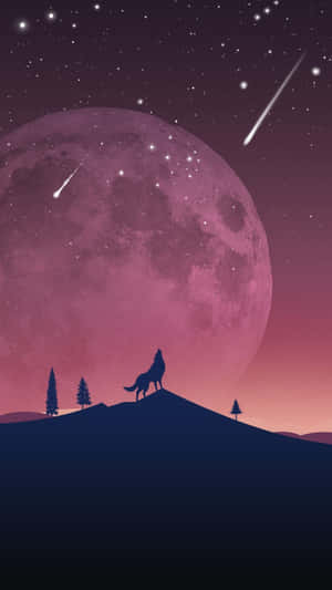Wolf Iphone Growling Mountain Wallpaper
