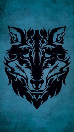 Wolf Iphone Tattoo Art Black Wallpaper