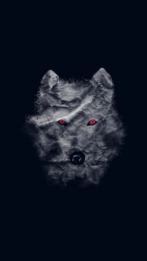 Wolf Minimalist 720 X 1280 Wallpaper Wallpaper