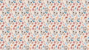 Wolf Pattern Wallpaper Wallpaper