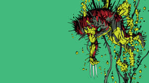 Wolverine Weapon X Explosive Artwork Wallpaper