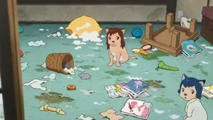 Wolves Living And Playing Together In The Forest. Wallpaper