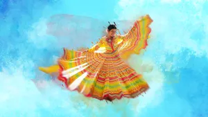 Woman Dancing Art Rajputana Hd Wallpaper