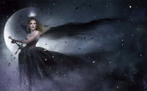 Woman Holding Sword Acotar Wallpaper