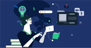 Woman With Empirical Learning Wallpaper