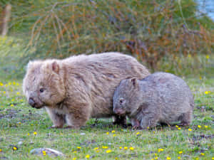 Wombatsin Nature.jpg Wallpaper