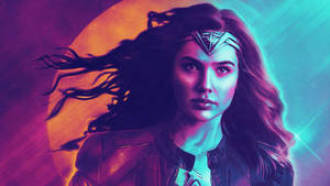 Wonder Woman 1984 Diana Colorful Illustration Wallpaper