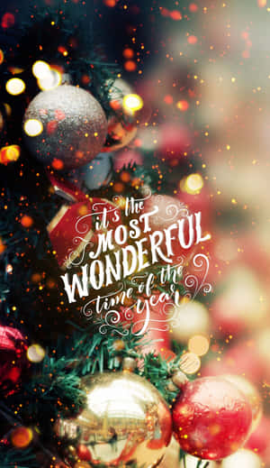 Wonderful Christmas Greeting Wallpaper