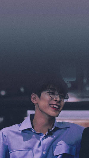 Wonwoo Cute Laugh Wallpaper