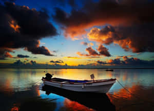 Wooden Boat In Sulawesi Wallpaper