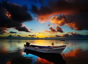 Wooden Boat In Sulawesi Wallpaper