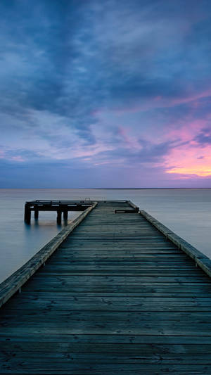 Wooden Pier 4k Ultra Iphone Wallpaper