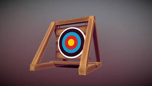 Wooden Target Board Wallpaper