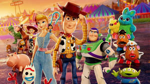 Woody And Buzz Lightyear Embark On A New Adventure In Toy Story 4 Wallpaper