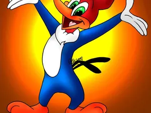 Woody Woodpecker Causing Trouble Again! Wallpaper