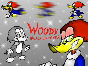 Woody Woodpecker, The Lovable Animated Bird Wallpaper