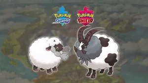 Wooloo And Dubwool Blurry Sky Wallpaper