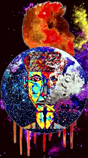 Work Of A Person With A Psychological Problem Wallpaper