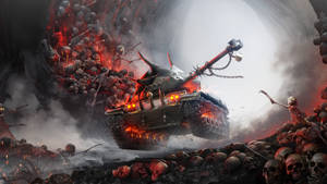 World Of Tanks Skeletal Wallpaper