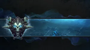 World Of Warcraft Death Knight Logo Wallpaper
