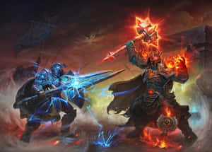 World Of Warcraft Races Epic Battle Wallpaper