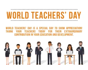 World Teachers Day Celebration Wallpaper