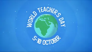 World Teachers Day Celebration Wallpaper