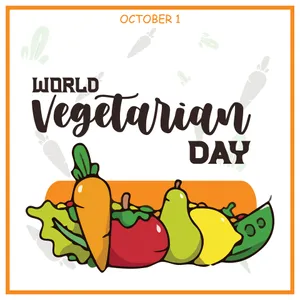 World Vegetarian Day October1st Wallpaper