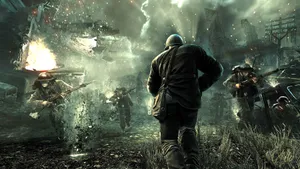 World War Battlefield Chaos Wallpaper