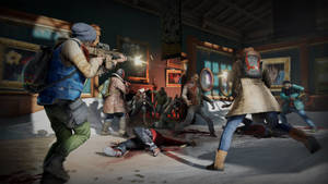 World War Z 4k Museum Zombies Wallpaper