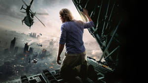 World War Z Below A Destroyed City Wallpaper