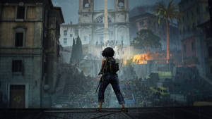 World War Z Game Girl Survivor Wallpaper