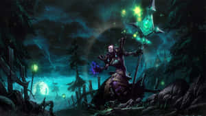 Worldof Warcraft Necromancer Artwork Wallpaper