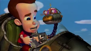 Worried Jimmy Neutron Boy Genius With Goddard Wallpaper