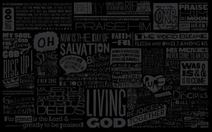 Worshiping Hands Embracing The Light Of Gospel Wallpaper