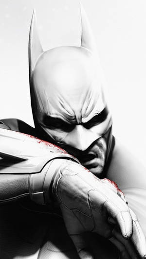 Wounded Batman Arkham Knight Iphone Wallpaper
