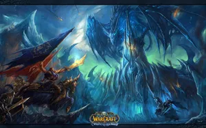 Wow Epic Battle Lich King Wallpaper