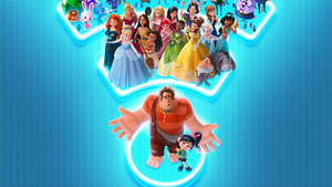 Wreck-it Ralph 2 Internet Characters Wallpaper