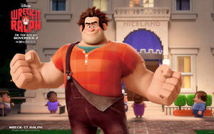 Wreck-it Ralph Character Poster Wallpaper