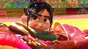 Wreck-it Ralph Vanellope Candy Kart Wallpaper