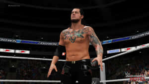 Wrestler Baron Corbin Smackdown Game Wallpaper