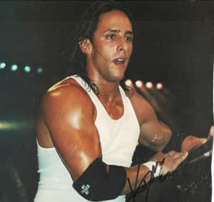 Wrestler Billy Kidman Autographed Photo Wallpaper