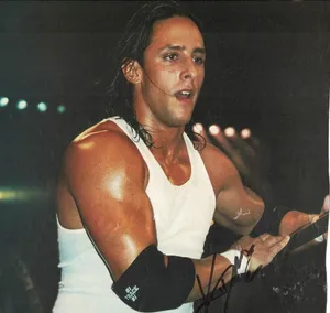 Wrestler Billy Kidman Autographed Photo Wallpaper