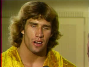 Wrestler Kerry Von Erich Close-up Shot Wallpaper